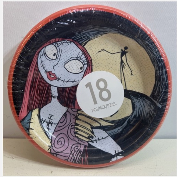 Disney Nightmare Before Christmas Sally Luncheon Plates - Picture 1 of 2